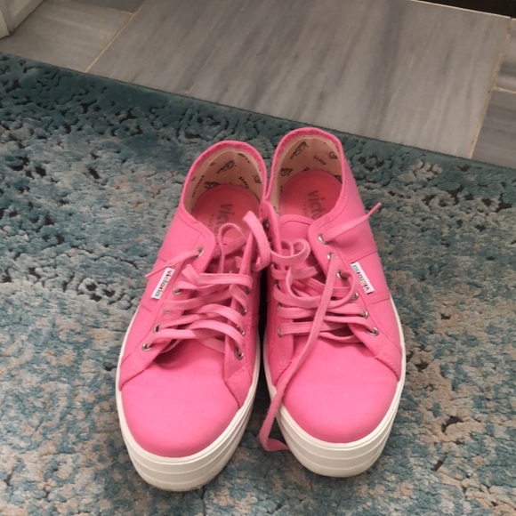 Size 8 pink platform little runners - Picture 2 of 5